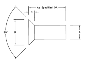 solid rivets - countersunk head