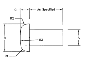 solid rivet - pan head