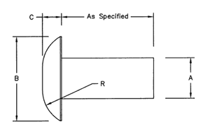 solid rivet - universal head