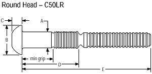 Huck Bolt Size Chart